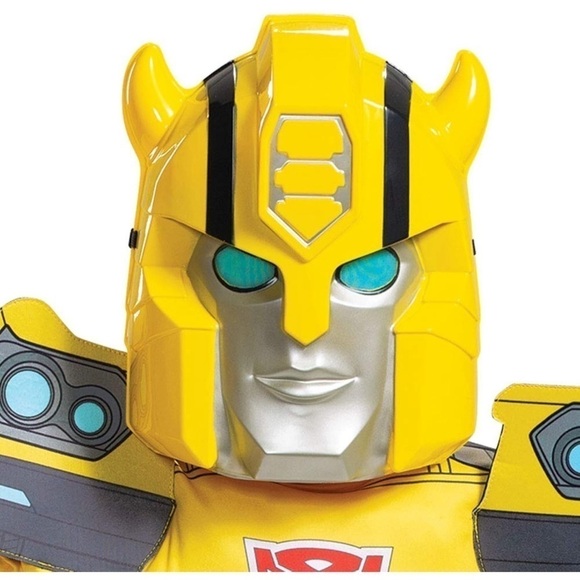 NWT Disguise bumblebee Costume Muscle Transformer Costumes Boys 8-10 - Picture 3 of 5